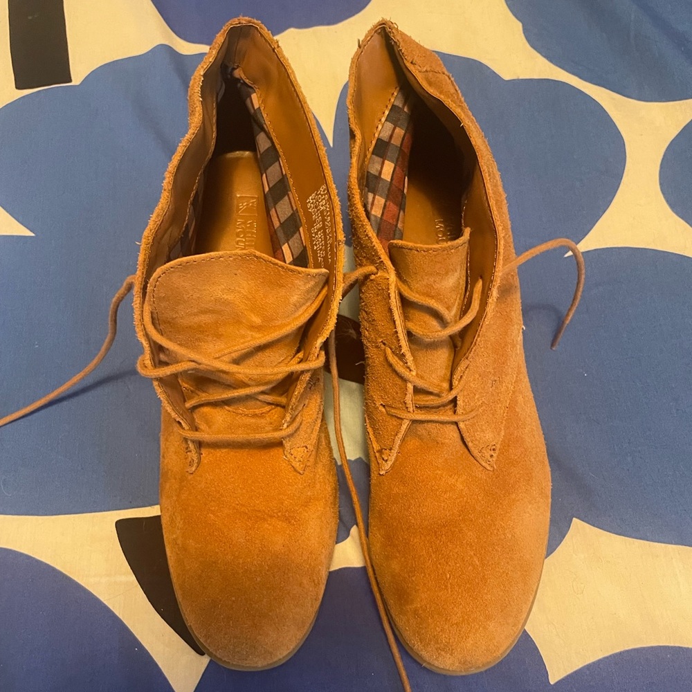 Tan Heeled Boots